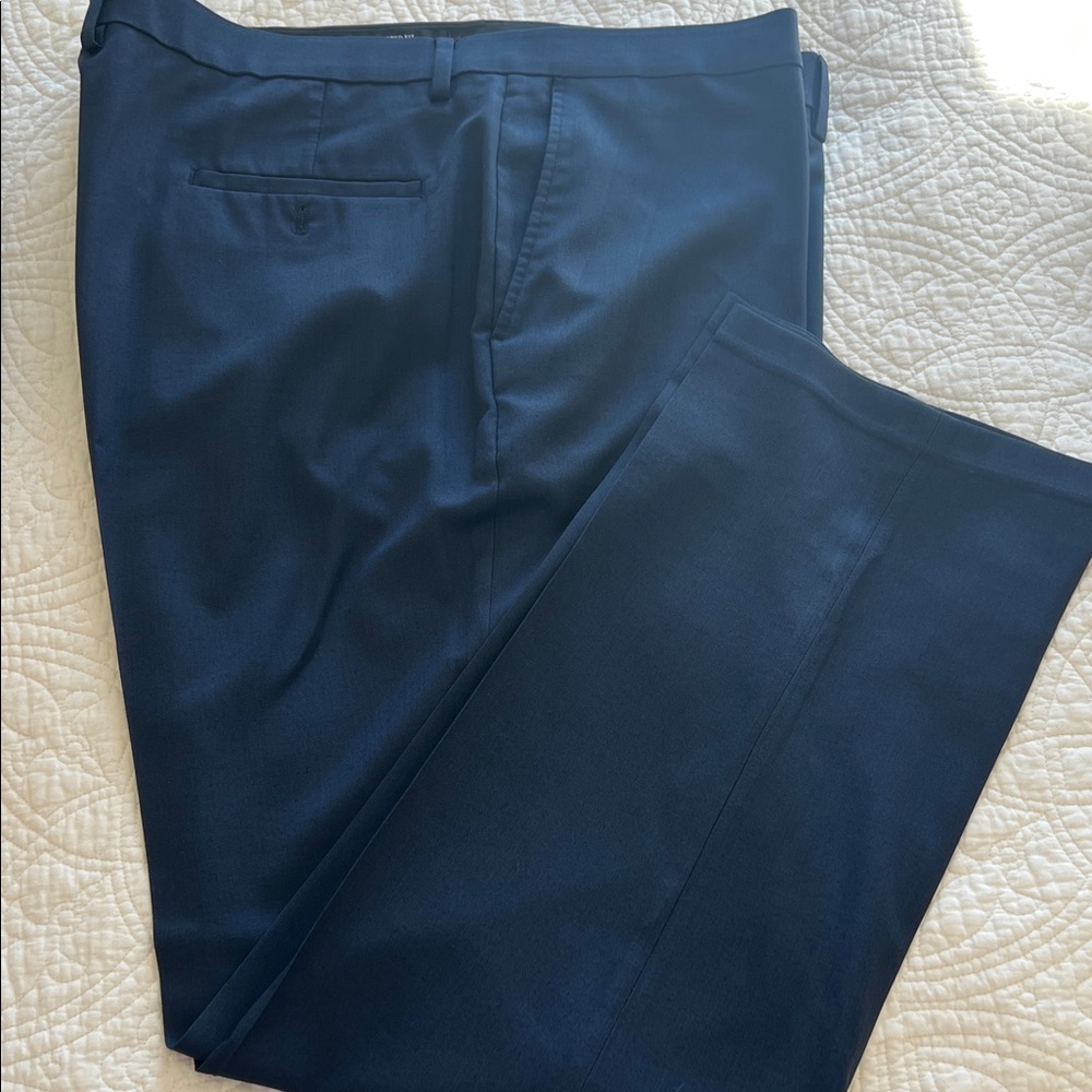Haggar Men's Formal Trousers - Deep Blue